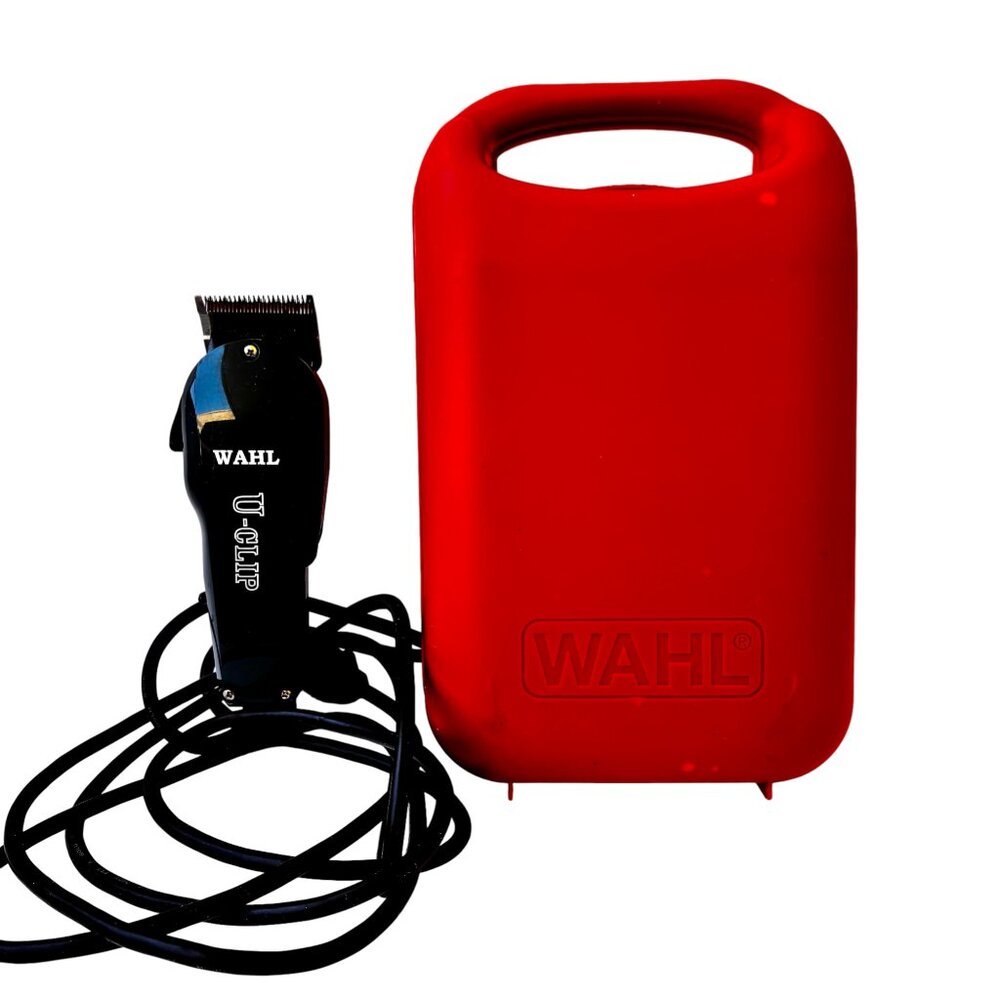 Wahl U-CLIP Electric Animal Pet Clippers Corded Blue with Case Grooming